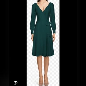 H&M Deep Green Long Sleeve Dress
